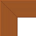 Pecan wooden ketubah frame.