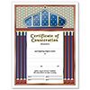 Consecration cert by 100# Matte Card Stock