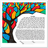 Mosaic Tree Ketubah kstudio by Mayim Eliana Ebert